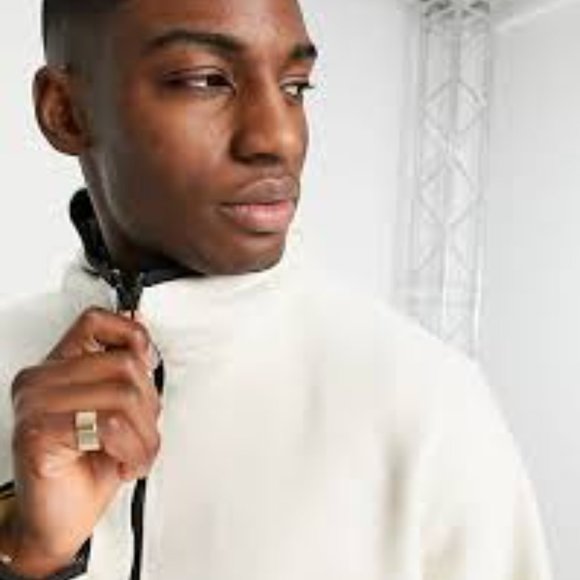 Rains White Jacket for Men - Picture 1 of 11